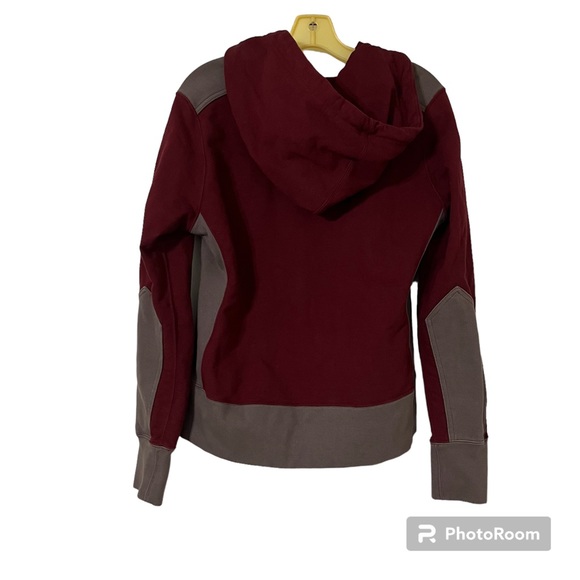 American Giant Vault Zip Hoodie Red Size Medium - Picture 6 of 8